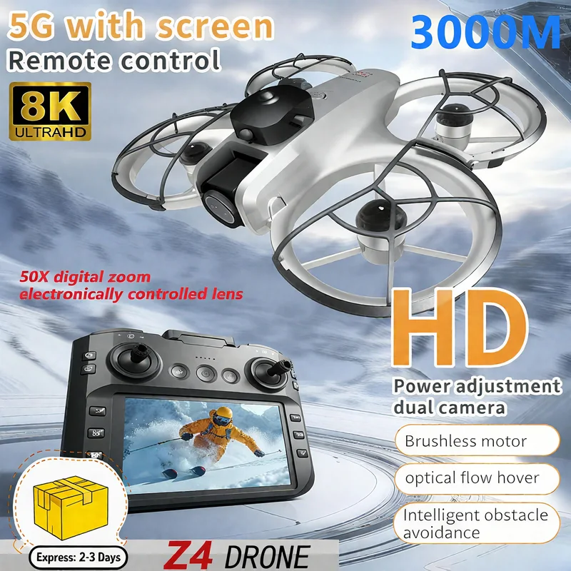 Drone Camera With Gimbal - Nuevo Dron MINI Z4 4K Profesional