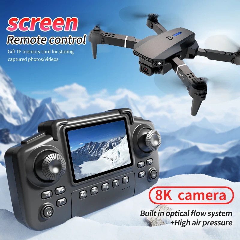 Dron profesional E88 PRO con p - Drone Camera Mount reseña y precio
