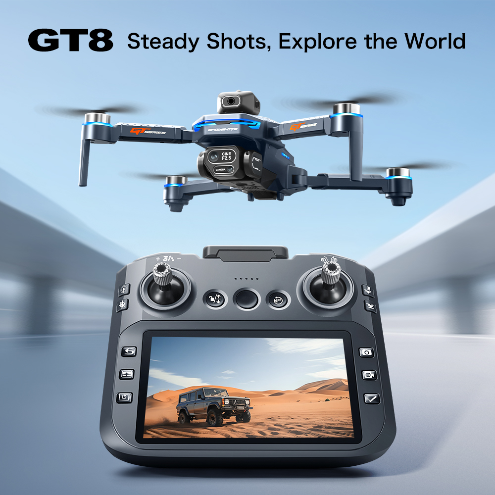 Dron Plegable GT8 Max 8K HD Pr - Drone Camera Night Vision reseña y precio