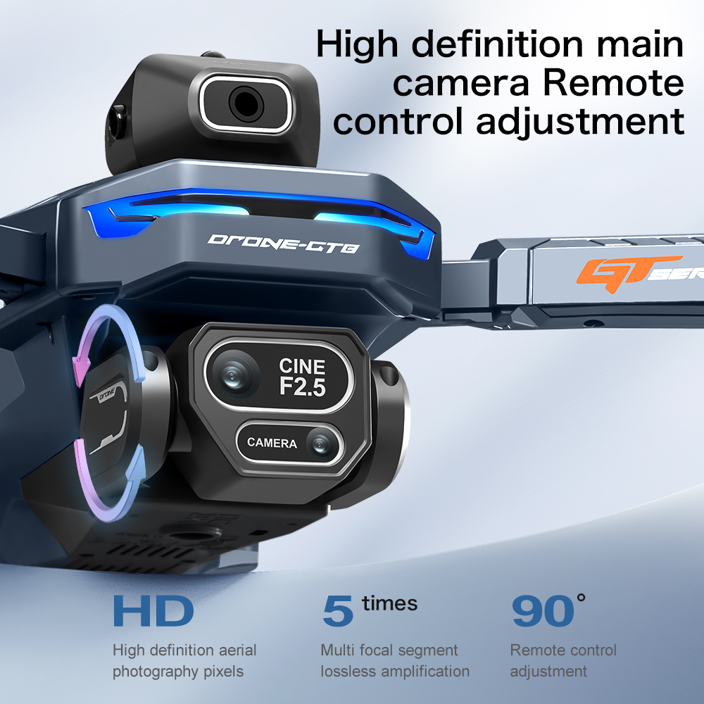 NUEVO Dron GT8 HD RC 4K Profes - Drone Camera Night Vision reseña y precio